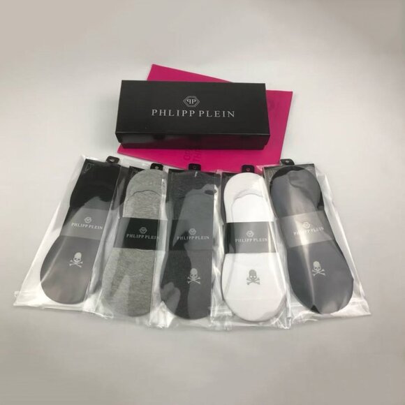 Phlipp Plein Classic Skull Unisex Invisible Socks - Picture 2 of 3